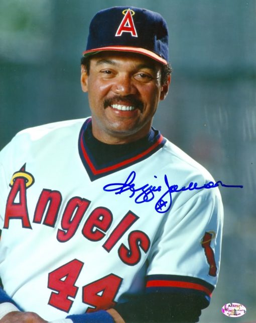 Reggie Jackson autographed 8x10 photo - Angels - 1005