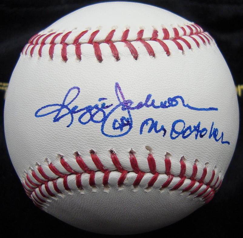 Reggie Jackson Autographed Baseball 
