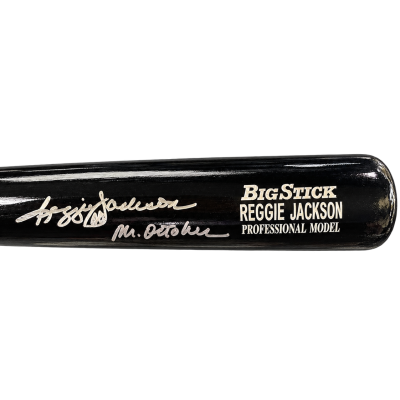 Reggie Jackson Autographed Rawlings Game Model Bat