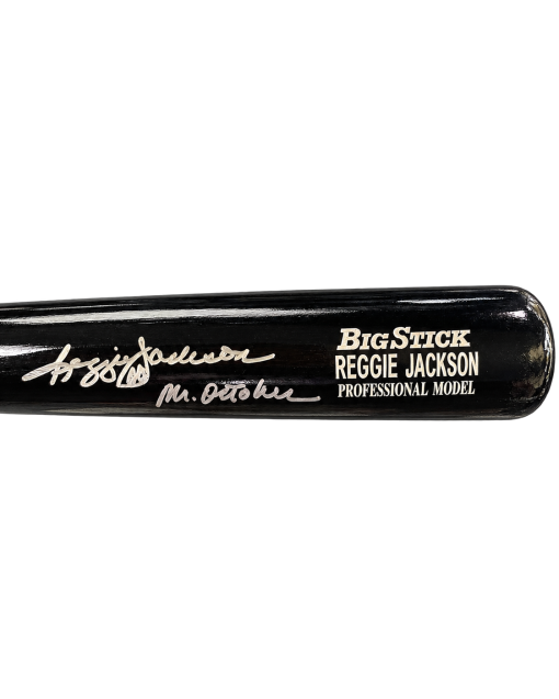 Reggie Jackson Autographed Rawlings Game Model Bat