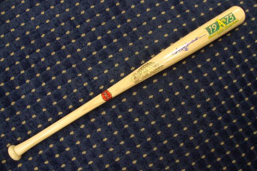 Reggie Jackson Autographed Cooperstown Bat. 1973 A's World Series Champions