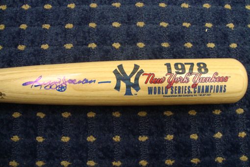 Reggie Jackson Autographed Cooperstown Bat, 1978 World Series Champions - Image 2