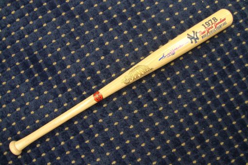 Reggie Jackson Autographed Cooperstown Bat, 1978 World Series Champions