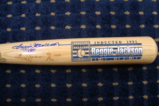 Reggie Jackson Autographed Cooperstown Bat. Hall of Fame Induction 1993 - Image 2