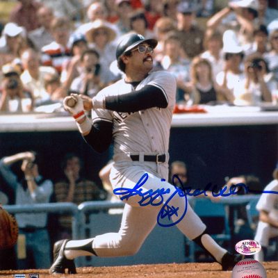 Reggie Jackson autographed 8×10 photo – Oakland – 1014