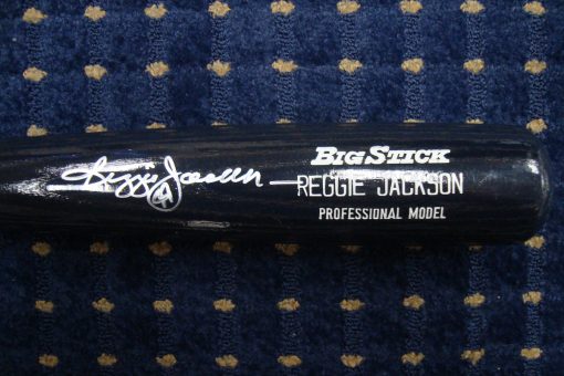Reggie Jackson Autographed Rawlings Game Model Bat - Image 2