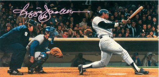 Reggie Jackson Amazing Night by Bill Purdom, Lithograph 3 3/4" x 7 1/4"