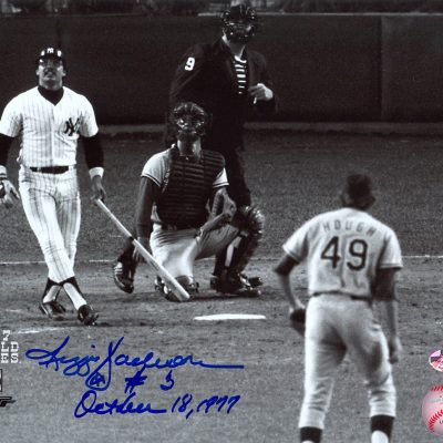 Reggie Jackson Signed Jersey Baseball Autograph #44 Athletics