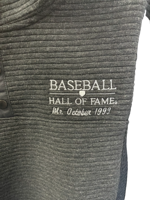 Reggie Jackson Hall of Fame  Men’s Quarter Snap Pullover - Image 2