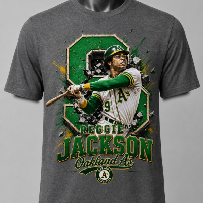 Reggie Jackson Dark Grey T-Shirts