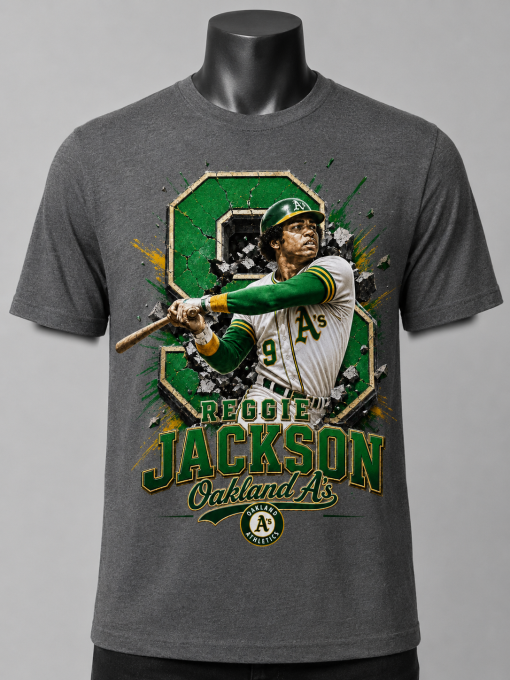 Reggie Jackson Dark Grey T-Shirts