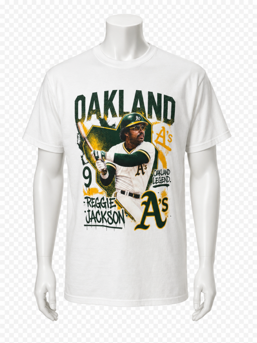Reggie Jackson  Adult T-Shirts - Image 2