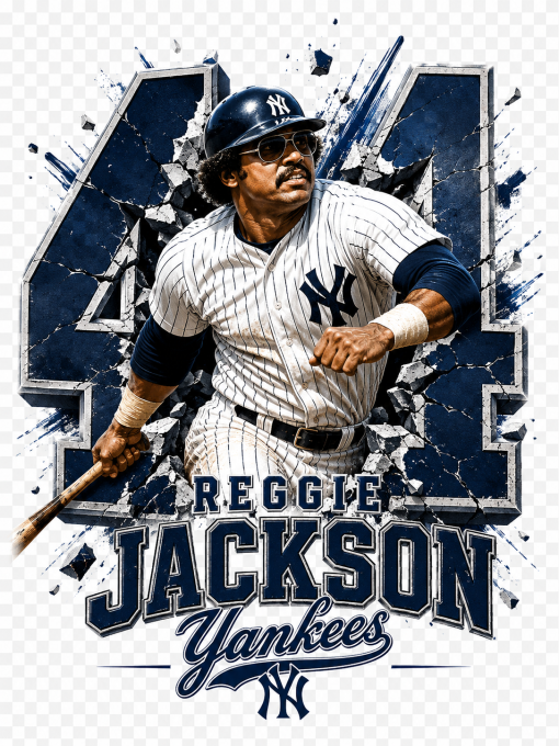 Reggie Jackson Dark Grey T-Shirts - Image 3